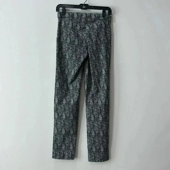 89th & Madison Black and White Print Pull On Pants Size S - Picture 6 of 8